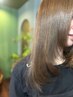 【圧倒的艶髪】カットカラー＋極潤トリートメント　17300→16500