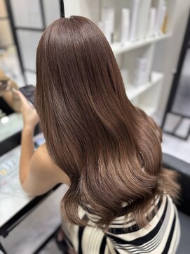 ラムシェール(LamChele) 【lamchele】アッシュブラウン×シールエクステ