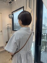 ロカ 表参道(loka)&nbsp;コンパクトショート/ブラウン[表参道/ブリーチ/ハイライト]Mai