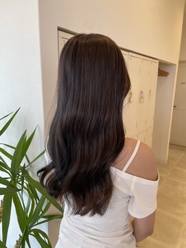 サラ ビューティー サイト 古賀店(SARA Beauty Sight) 【ブリーチなしダブルカラー】20代30代/チャコール/ナチュラル