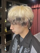 プライズ 錦糸町北口店(prize) ホワイトブロンド/メンズデザインカラー【錦糸町北口】hina