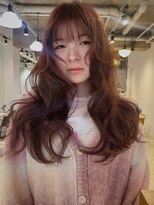 キャロルガーデンズ ボコカ 表参道(Carroll Gardens bococa)&nbsp;【kacho】ロングレイヤー　ピンクブラウン