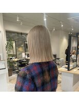 リコット 浦和美園(Liecot)&nbsp;切りっぱなしボブ×ハイトーンベージュ