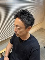 ソウスシア(SOURCE cia)&nbsp;30代40代50代スパイキーショートルーズパーマ【佐藤和弥】