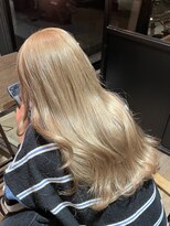 ワンス(Once)&nbsp;【ブリーチ2回でつくる】ミルクティーベージュ