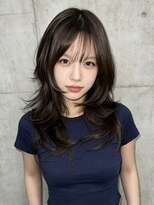 エイチ ウルフカット 大阪梅田(811)&nbsp;ラベンダーグレージュウルフパーマミルクティーベージュ浴衣ボブ