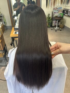 ヘアーテフテフ(HAIR tehu tehu) クオライン　縮毛矯正