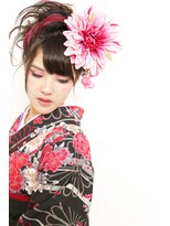 オーバーキャプテンネイキッド(OVER CAPTAIN NAKED)&nbsp;卒業式前撮りプラン♪「ピンクエクステサイドスジ盛りカール」