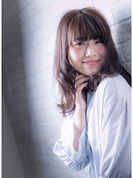 ソア 武蔵小杉(SOAR) 簡単スタイリング無造作厚めバングクラシカルカール重めスタイル