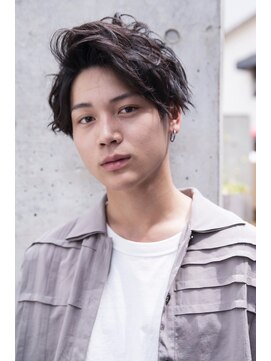 エイミー(Aimee) Aimee無造作アップバング×ダークグレー