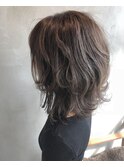 外ハネウルフスタイル