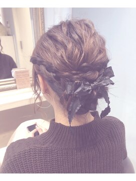 ヘアセットアリエス(aries) アップスタイル