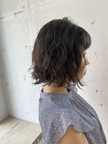 ヘアーワークス ヘルム 渋谷店(HAIR WORKS HELM)&nbsp;ボブ×パーマスタイル