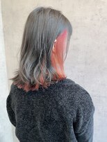 ノア ヘアデザイン 町田店(noa Hair Design)&nbsp;インナーカラー×パールオレンジ