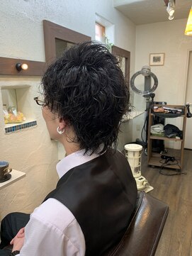 ヘアーグリーングラスイトウ(HAIR Green Grass ITO) メンズスパイラルパーマ
