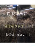 脱白髪染めナチュラルリタッチカラー