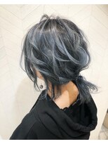 アース 錦糸町店(HAIR&MAKE EARTH) 深みと透明感×ネイビーブルー