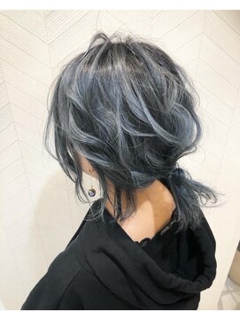 アース 錦糸町店(HAIR&MAKE EARTH) 深みと透明感×ネイビーブルー