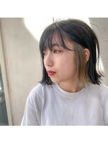 アリー 原宿 表参道(ALLY)&nbsp;【ALLY 濱田】ミニボブ × インナーグレージュ 20代/30代/40代
