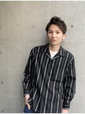 メンズアップバング