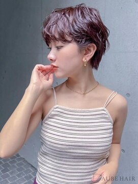オーブ ヘアー ミミ 広島庚午店(AUBE HAIR mimi) 20代・30代_垢ぬけショートパーマ