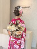 ヘアセット・振袖 着付け 24