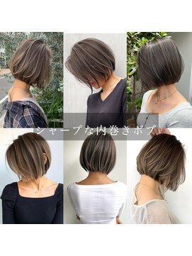 トルネード(TORNADO) 外国人風前下がりボブ内巻きワンカール　n2.6