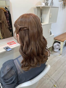 シュエット(Chouette) ハーフツインアレンジ/カジュアル/イベント/デートにも