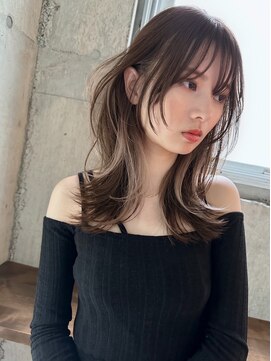 サイン 表参道(SIGN) 韓国ヘアイメチェンハッシュカット似合わせカットレッドブラウン