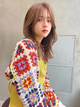 オーウェル 銀座(Owelle) 銀座 cheri透明感ベージュ×くびれレイヤー