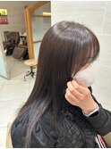 透明感アッシュブラウン