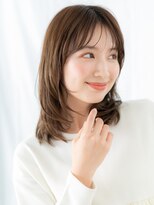ドクターズ サロン ラブ(Dr's Salon LAB)&nbsp;ことりベージュツヤ髪ゆる巻きミディd古河20代30代40代