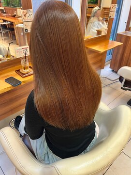 ファーレンピュア(FAHREN PURE) ロング/イルミナカラー/髪質改善/ブリーチなしカラー/和光市