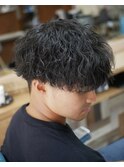 波巻きカール