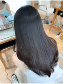 レイヤーカット 艶髪 髪質改善