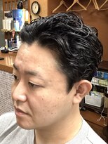 コダマ 新大塚店(KODAMA)&nbsp;ルーズバックツーブロックパーマスタイル（ウルフ）新大塚