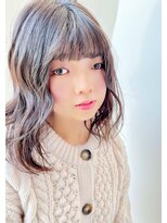 アルファ(Hair Salon alpha)&nbsp;【大人可愛い×抜け感】ゆるふわミディウェーブ