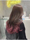 ピンクグラデーション