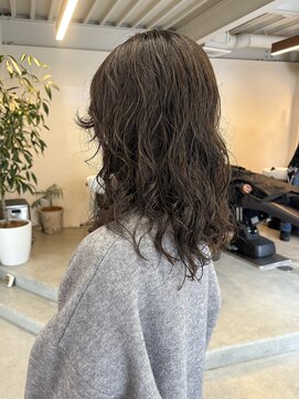 マセナ(Masena) 韓国風ウェーブヘア/ジェリーパーマ/アッシュグレージュ