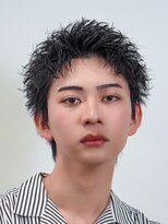 オーシャントーキョー 渋谷神南(OCEAN TOKYO)&nbsp;メンズカット無造作黒髪スパイキーショート刈り上げビジネス流行