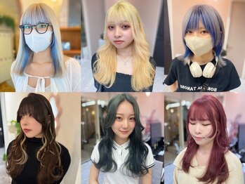 シグマ(SIGMA)の写真/【髪質改善＆デザイン】<イルミナ/エドル/アディクシー>など豊富なカラー剤から選べるデザインカラーが人気