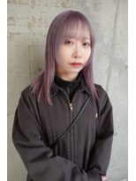 ヘアーデザイン アルエ(HAIR×design ARUE) 【YUGO】ペールラベンダー/顔周り