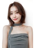 韓国レイヤー顔周りカット透明感カラー髪質改善艶髪シースルー