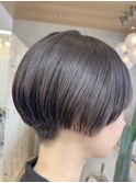 ☆メンズっぽくならない丸さを残した刈り上げショート
