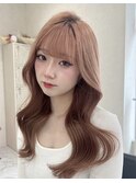 【Re:to大宮】韓国風巻き×ピンクベージュ