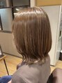 アグ ヘアー マリー 運動公園前店(Agu hair marry)&nbsp;ボブ×透明感カラー