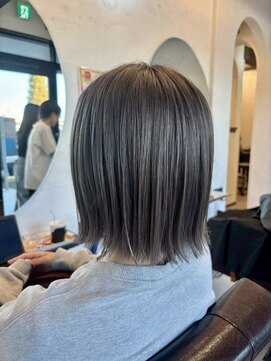 アミリー ひたち野うしく店(Amily) ハイライトバレイヤージュダブルカラーケアブリーチ20代30代