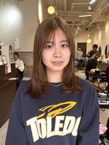 ラック 津田沼(LUCK) ミルクティー/韓国/ブリーチなしグレージュ/似合わせカット