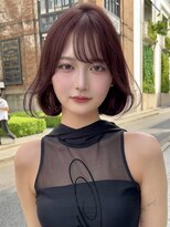 ロンドイディールバンダイ 新潟万代(Lond ideal)&nbsp;韓国ボブ×ボルドーカラー