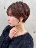 クールショート/顔周りカット/前髪白髪/20代30代40代50代/立川